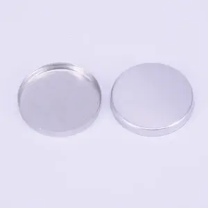 Empty Round Aluminum Palette Pans