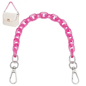 Acrylic Cable Chain Purse Chains