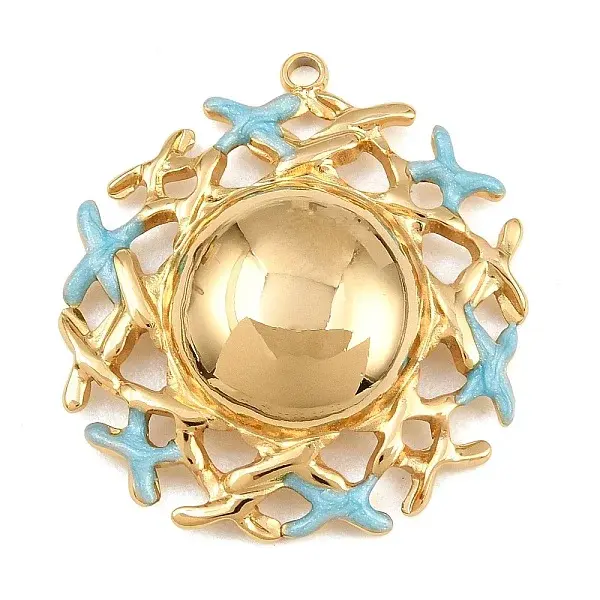 304 Stainless Steel Enamel Pendants