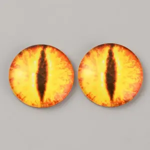 Luminous Self Adhesive Glass Eyes Cabochons