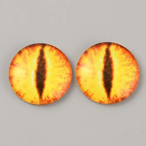 Luminous Self Adhesive Glass Eyes Cabochons
