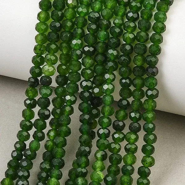 Dyed Natural Whie Jade Beads Strands