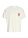 Jack & Jones Junior Tričko 'JORARGOS'  melónová / biela