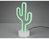 Stolová LED lampa Kaktus, biela%