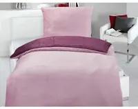 Obliečky Cashmere Touch Wende, ružová/černicová%