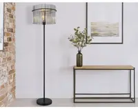 Stojacia lampa Gorley 152 cm, sklenené tyčinky%