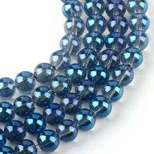 Electroplate Glass Beads Strands