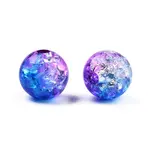 Transparent Crackle Acrylic Beads