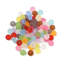 Frosted Opaque Acrylic Beads