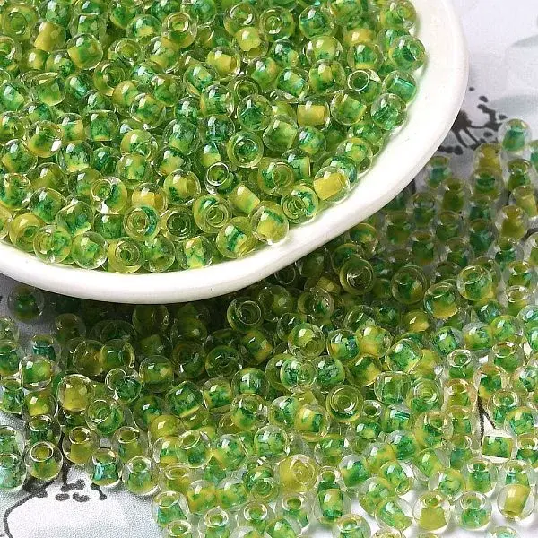 Transparent Glass Round Seed Beads