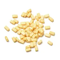 2-Hole Baking Paint Glass Seed Beads