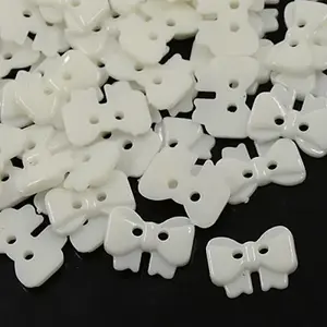 Bowknot Acrylic 2-Hole Button Fit Handcraft & Costume Sewing