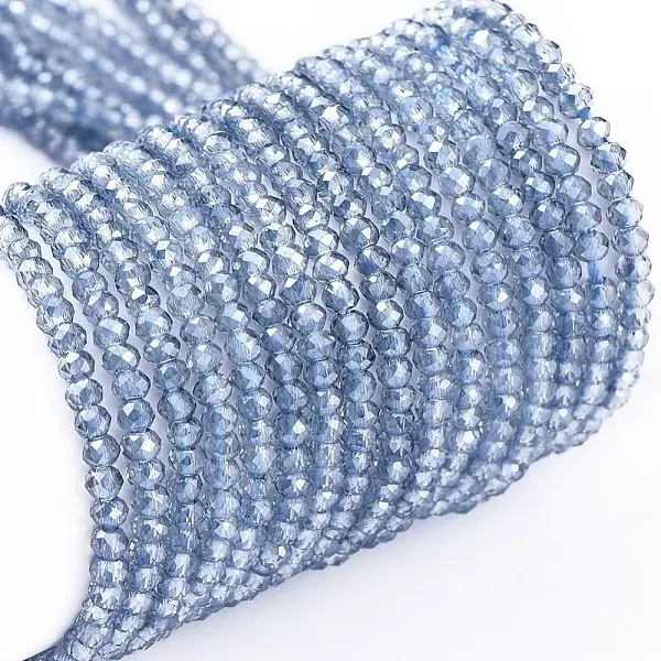 Electroplate Glass Beads Strands
