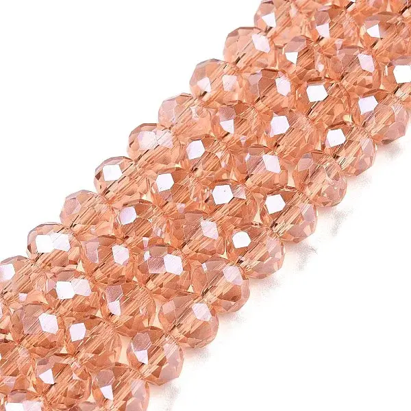 Electroplate Glass Beads Strands