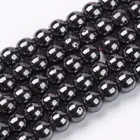 Magnetic Synthetic Hematite Beads Strands