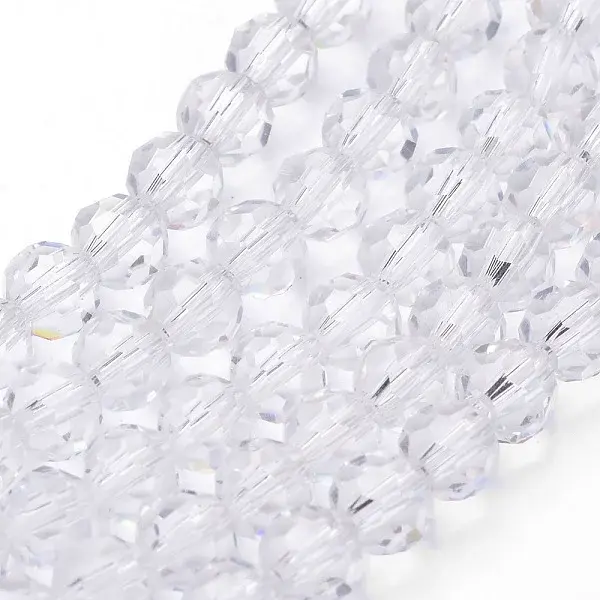 Transparent Glass Bead Strands