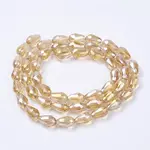 Electroplate Glass Beads Strands