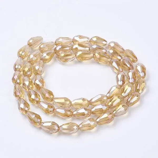 Electroplate Glass Beads Strands
