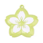Spray Painted Alloy Big Pendants