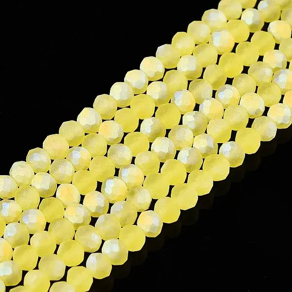 Transparent Glass Beads Strands