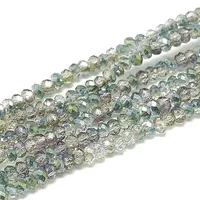 Electroplate Glass Beads Strands