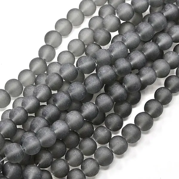 Transparent Glass Bead Strands