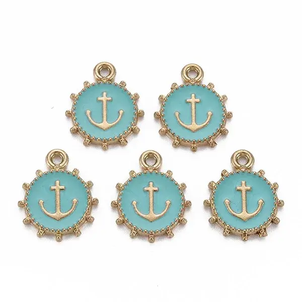 Alloy Enamel Pendants