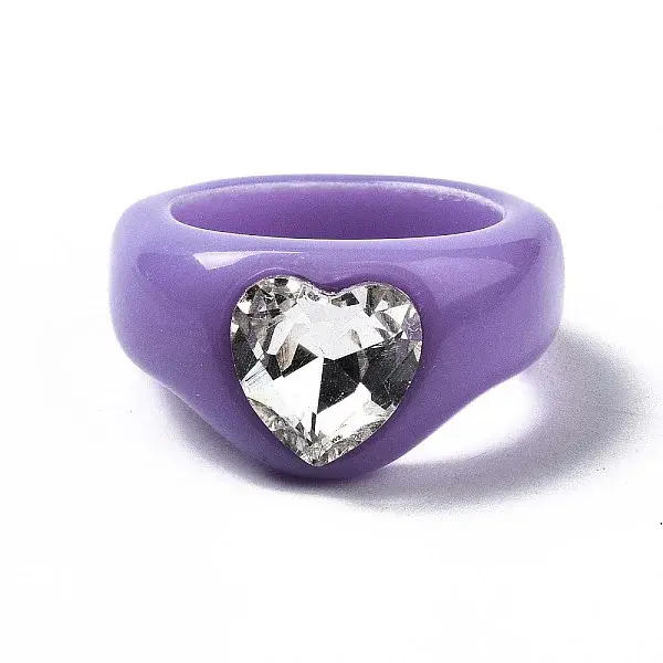 Opaque Acrylic Finger Rings
