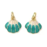 Brass Enamel Pendants