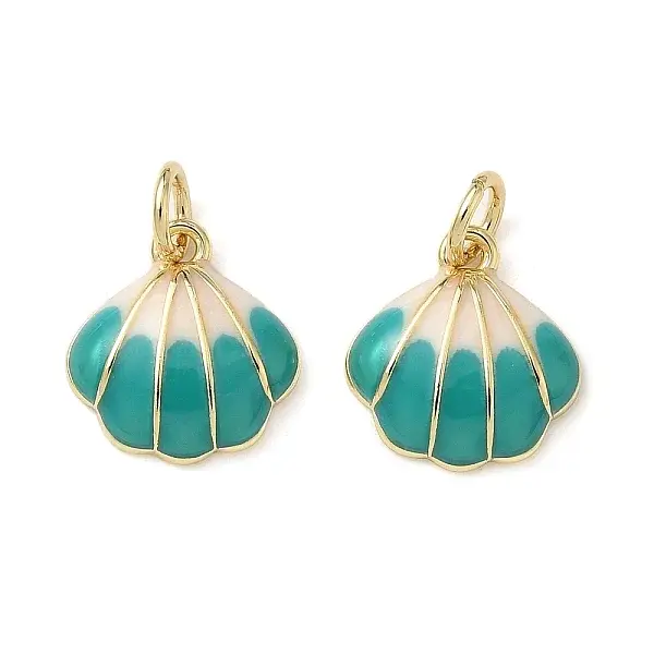 Brass Enamel Pendants