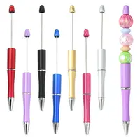 21Pcs 7 Colors Plastic Beadable Pens