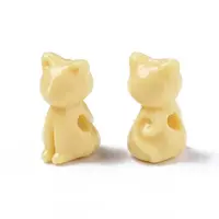 Opaque Acrylic Kitten Beads