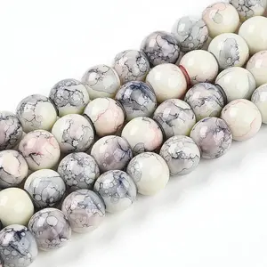 Baking Painted Glass Beads Strands