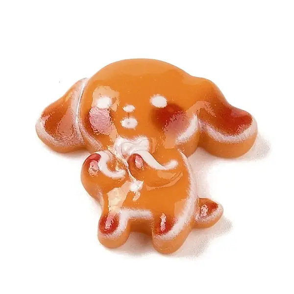 Christmas Rabbit Theme Opaque Resin Decoden Cabochons