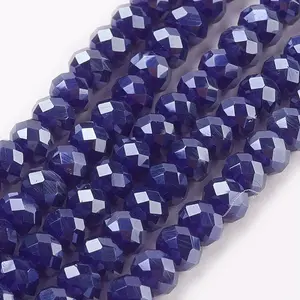 Electroplate Glass Beads Strands