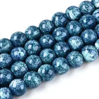 Baking Paint Glass Beads Strands