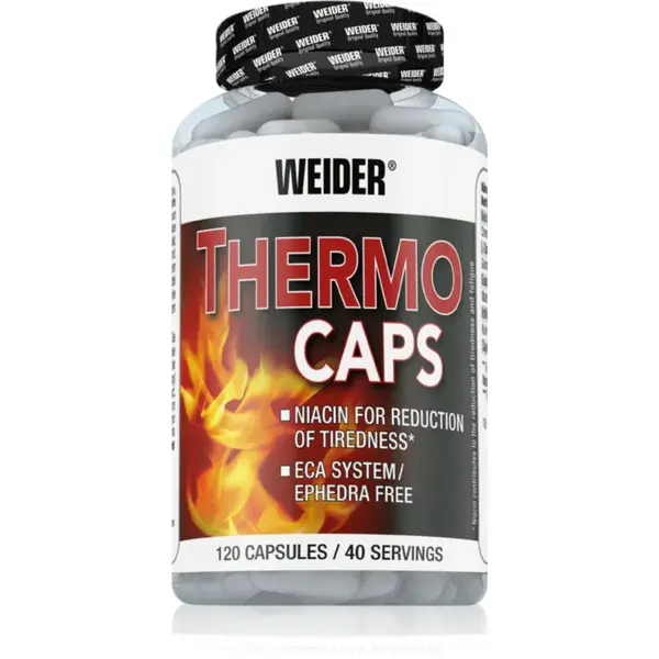 Weider Thermo Caps podpora psychické pohody s kofeinem 120 cps