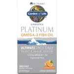 Garden of Life Minami Platinum Omega-3 Fish Oil měkké tobolky pro normální činnost nervové soustavy příchuť Orange 30 cps