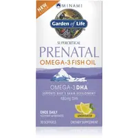 Garden of Life Minami Prenatal Omega-3 Fish Oil měkké tobolky pro těhotné a kojící ženy příchuť Lemon 30 cps
