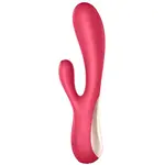 Satisfyer Mono Flex vibrátor se stimulátorem klitorisu Red 20,3 cm