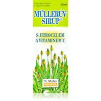 Dr. Müller Müllerův sirup® s jitrocelem a vitaminem C sirup pro podporu imunity, snížení míry únavy a vyčerpání 245 ml