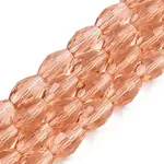 Transparent Glass Beads Strands