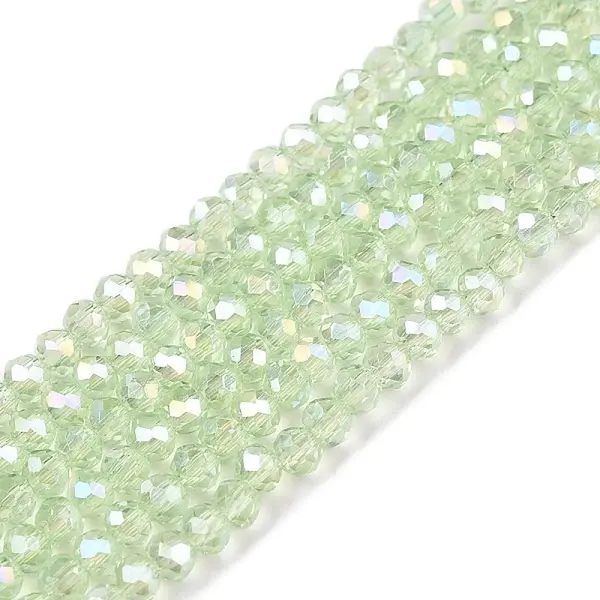 Electroplate Glass Beads Strands