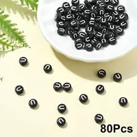 Opaque Acrylic Horizontal Hole Beads