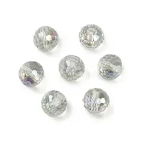 Transparent Electroplate Glass Beads