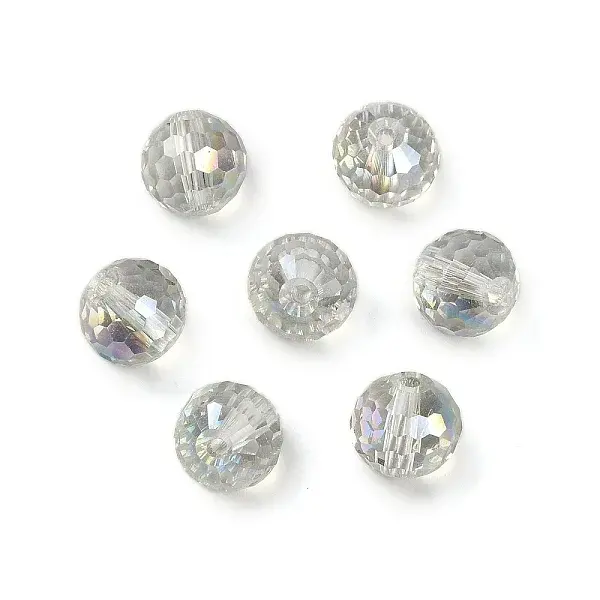 Transparent Electroplate Glass Beads