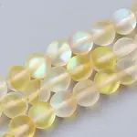 Synthetic Moonstone Beads Strands