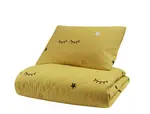 Přehoz + polštář 160x220 sun - žlutá