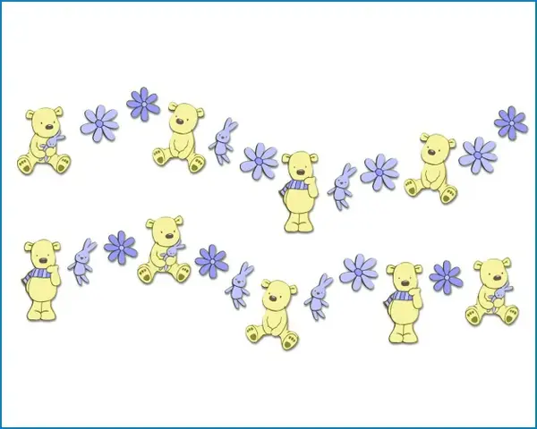 Penová dekorácia na stenu mini medvedík