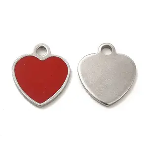 304 Stainless Steel Enamel Pendants
